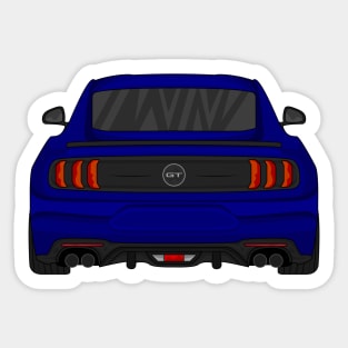 MUSTANG GT NAVY Sticker